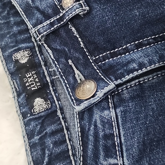 😍TRU LUXE JEANS, bootcut, Size 27 - Picture 6 of 7